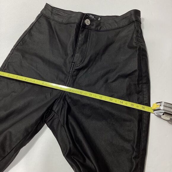 Misguided Vice Brand High Waist Tube Faux Leather Skinny Pants 8R - Picture 4 of 11